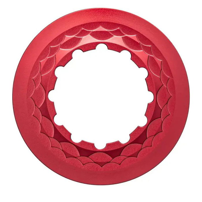Absolute Black Anillo de Bloqueo Centerlock 15-20mm Rojo Aluminio CNC 7075