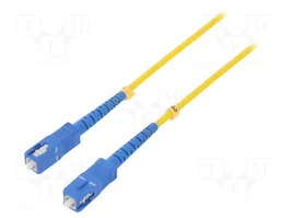 QOLTEC Cable de conexión de fibra óptica SC/UPC a SC/UPC, 5m