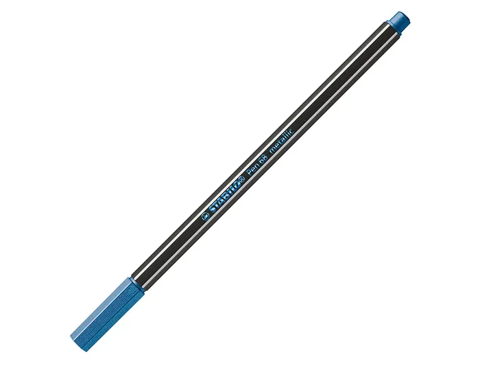 Stabilo Pen 68 Metalico Rotulador Acuarelable Azul Punta Gruesa 1mm