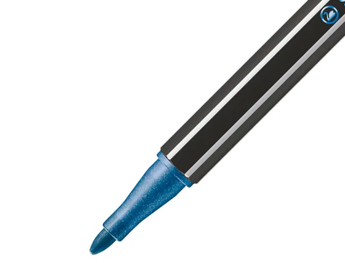 Stabilo Pen 68 Metalico Rotulador Acuarelable Azul Punta Gruesa 1mm