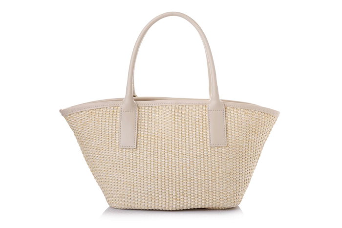 Vince Camuto Bolso de Mano Crema Cuero de Polivinilo 38x12x38 cm