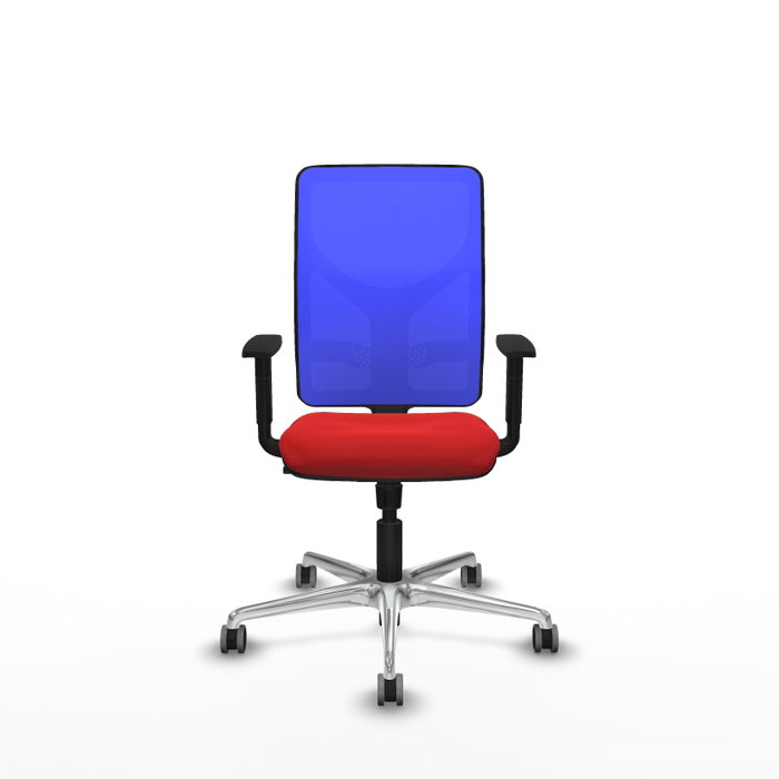 PIQUERAS Y CRESPO Silla de oficina Motilla con mecanismo Sincro, Rojo y Azul PIQUERAS Y CRESPO Silla de oficina Motilla con mecanismo Sincro, Rojo y Azul