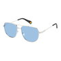 Polaroid PLD-6195-S-X-10 Gafas de sol unisex con cristal azul y polarizadas
