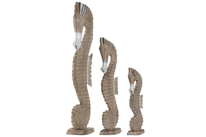 DKD Home Decor Set de Decoración 3 Piezas Caballito Acabado Decapé DKD Home Decor Set de Decoración 3 Piezas Caballito Acabado Decapé