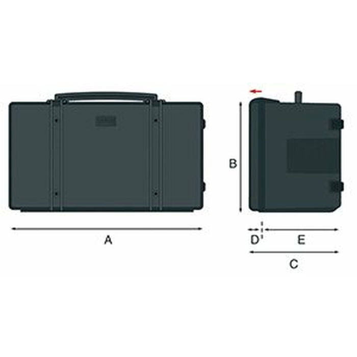 Maletín de Herramientas GT Line Polipropileno Maletín de Herramientas GT Line Polipropileno