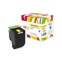 ARMOR ALL Toner Compatible para LEXMARK 70C0X40, Amarillo, 4000 Páginas