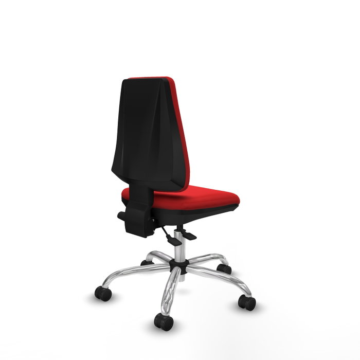 PIQUERAS Y CRESPO Silla de oficina Elche Roja con mecanismo Asincro PIQUERAS Y CRESPO Silla de oficina Elche Roja con mecanismo Asincro