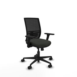PIQUERAS Y CRESPO Silla de oficina Yunquera con mecanismo Sincro/Traslack y Brazos 3D