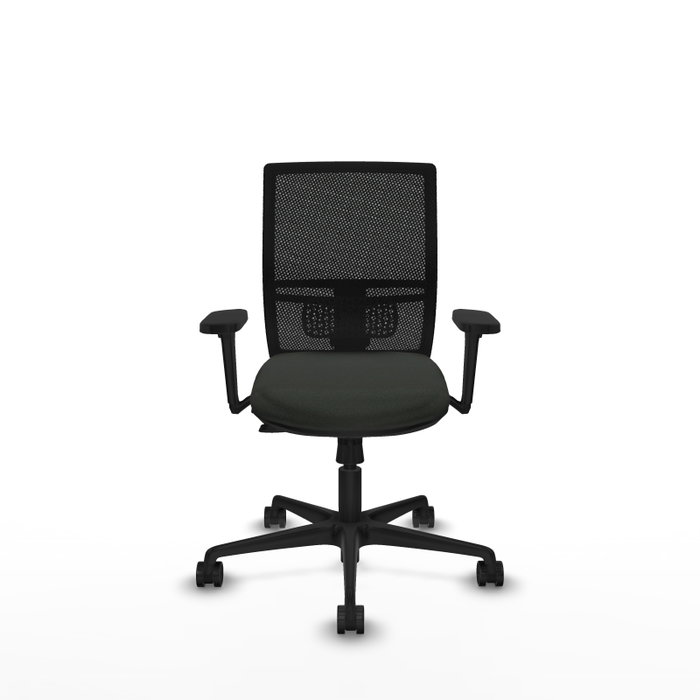 PIQUERAS Y CRESPO Silla de oficina Yunquera con mecanismo Sincro/Traslack y Brazos 3D
