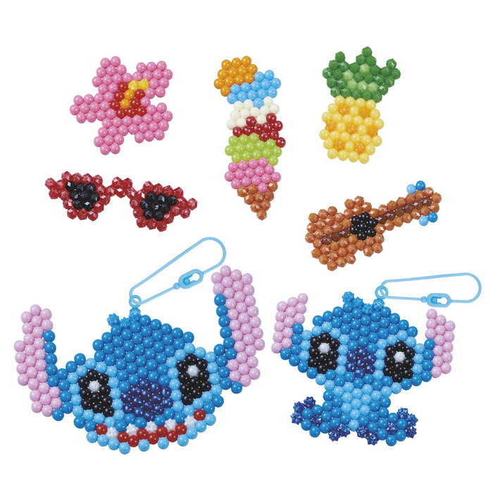 Aquabeads Kit Llaveros Stitch 35119 Manualidades con Cuentas de Colores +6 Años