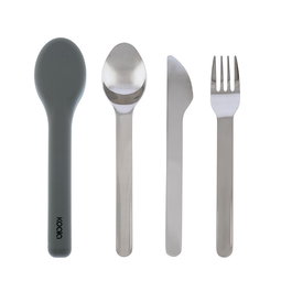 Set 3 Cubiertos Funda Silicona Eco Friendly Koala 20,5x7,5x3,8 cm (6 Unidades)