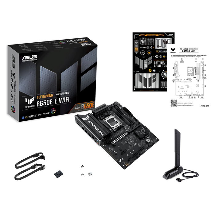 ASUS TUF GAMING B650E-E WiFi Placa Base ATX AMD AM5 DDR5 con Wifi 6E y Ethernet 2.5Gb