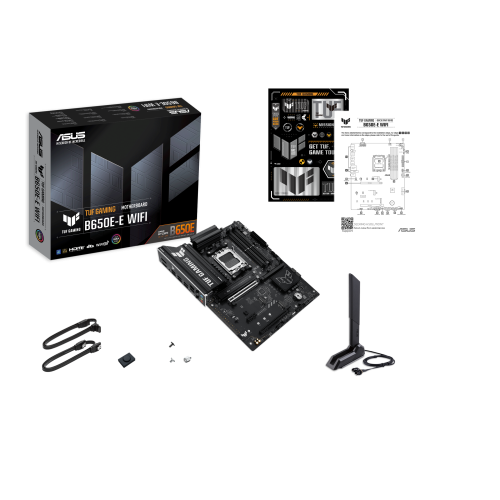 Asus TUF GAMING B650E-E WiFi Placa Base AMD B650 Socket AM5 ATX DDR5 para AMD Ryzen 7000/8000/9000 Wi-Fi 6E 2.5Gb Ethernet Asus TUF GAMING B650E-E WiFi Placa Base AMD B650 Socket AM5 ATX DDR5 para AMD Ryzen 7000/8000/9000 Wi-Fi 6E 2.5Gb Ethernet