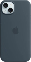 Apple Funda de silicona con MagSafe azul oscuro para iPhone 15 Plus MXQT3ZM/A