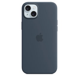 Apple Funda de silicona con MagSafe azul oscuro para iPhone 15 Plus MXQT3ZM/A