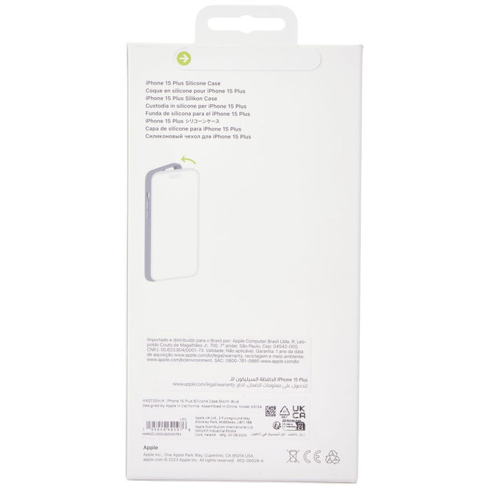 Apple Funda para iPhone 15 Plus con MagSafe, Marina