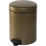 Brabantia Newicon Cubo de basura de pedal 5 L Warm Brass