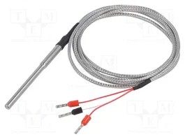 F&F Sensor de temperatura Pt100 con parte útil de 80mm