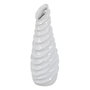 Jarrón Blanco Cerámica Decoración 17,50 X 17 X 49 cm