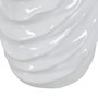 Jarrón Blanco Cerámica Decoración 17,50 X 17 X 49 cm