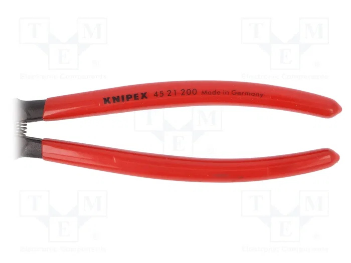 KNIPEX Alicates para anillos externos, rectos y planos, 200 mm