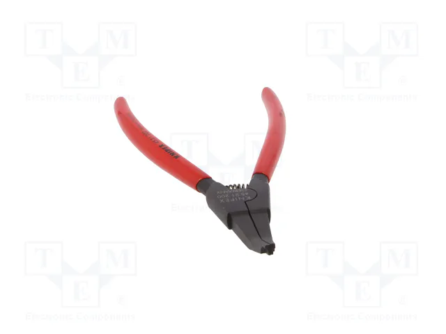 KNIPEX Alicates para anillos externos, rectos y planos, 200 mm