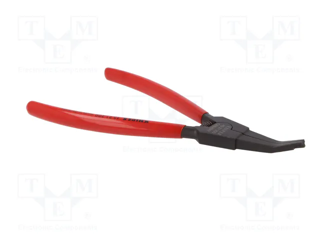 KNIPEX Alicates para anillos externos, rectos y planos, 200 mm