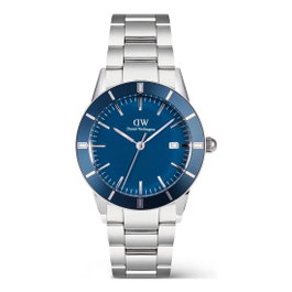 Daniel Wellington DW00100820 con esfera azul y correa gris