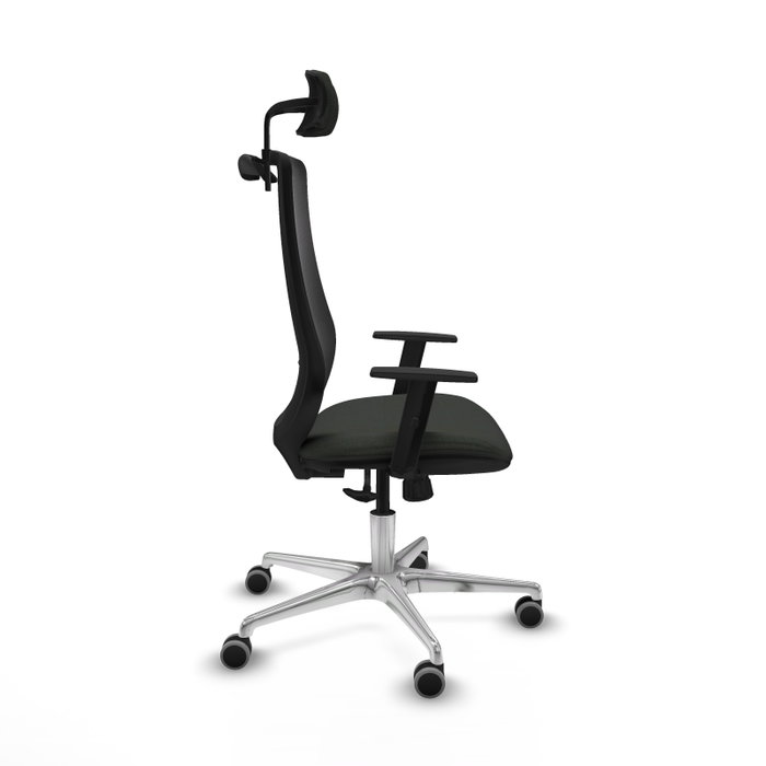 PIQUERAS Y CRESPO Silla de oficina Mardos con mecanismo Sincro, color Negro