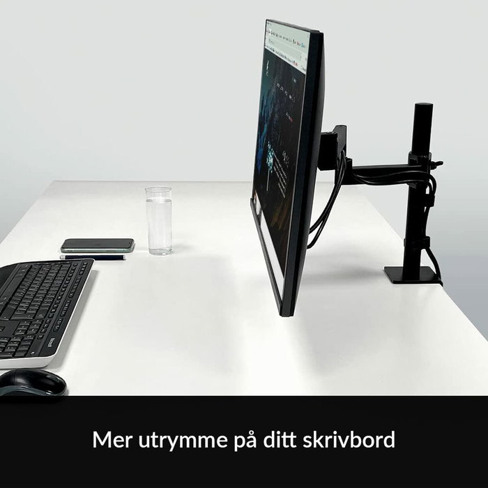Arctic Soporte de Mesa para Monitor X1, Negro Mate, hasta 10kg, VESA 75/100 Arctic Soporte de Mesa para Monitor X1, Negro Mate, hasta 10kg, VESA 75/100