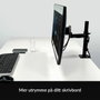 Arctic Soporte de Mesa para Monitor X1, Negro Mate, hasta 10kg, VESA 75/100