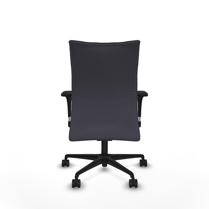 PIQUERAS Y CRESPO Silla Albacete Confidente Gris Oscuro con Mecanismo Sincro y Brazos 1D PIQUERAS Y CRESPO Silla Albacete Confidente Gris Oscuro con Mecanismo Sincro y Brazos 1D