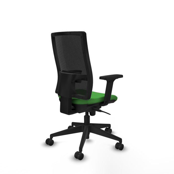 PIQUERAS Y CRESPO Silla de oficina Horna con mecanismo Sincro, Verde y Negro PIQUERAS Y CRESPO Silla de oficina Horna con mecanismo Sincro, Verde y Negro