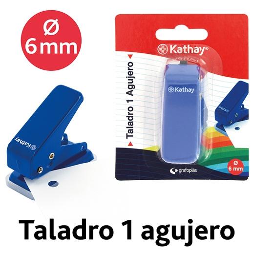 Grafoplás Taladro Kathay 1 Agujero Ø6 mm 10 Hojas Azul Blíster Grafoplás Taladro Kathay 1 Agujero Ø6 mm 10 Hojas Azul Blíster