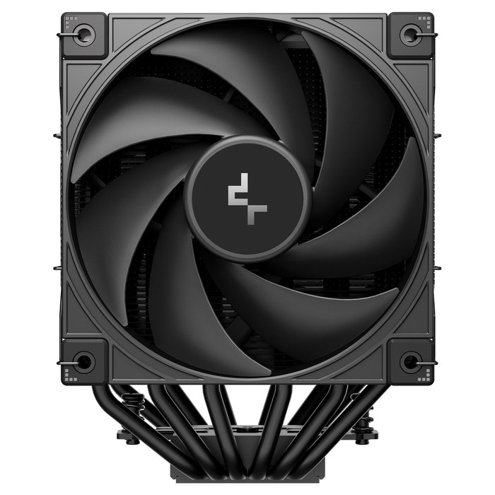 Deepcool AK620 G2 Digital NYX - Refrigerador de aire para CPU, 2 ventiladores de 120mm, Negro, Compatible Intel y AMD, con pantalla digital