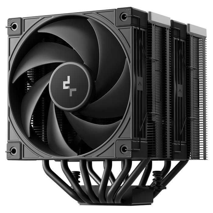 Deepcool AK620 G2 Digital NYX - Refrigerador de aire para CPU, 2 ventiladores de 120mm, Negro, Compatible Intel y AMD, con pantalla digital