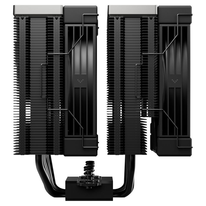 Deepcool AK620 G2 Digital NYX - Refrigerador de aire para CPU, 2 ventiladores de 120mm, Negro, Compatible Intel y AMD, con pantalla digital
