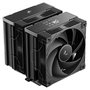 Deepcool AK620 G2 Digital NYX - Refrigerador de aire para CPU, 2 ventiladores de 120mm, Negro, Compatible Intel y AMD, con pantalla digital