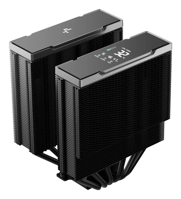 DeepCool AK620 G2 Digital NYX Refrigerador de CPU de Aire con Pantalla, Negro, 120 mm, 6 Tubos de Calor, Compatible con Intel y AMD (LGA 1700/AM5)