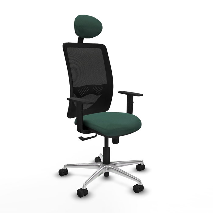 PIQUERAS Y CRESPO Silla de oficina Zulema con mecanismo Sincro Verde botella PIQUERAS Y CRESPO Silla de oficina Zulema con mecanismo Sincro Verde botella