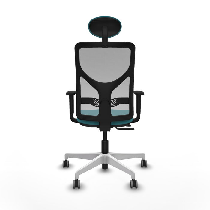PIQUERAS Y CRESPO Silla de oficina Motilla con mecanismo Sincro/Traslack Turquesa y Gris PIQUERAS Y CRESPO Silla de oficina Motilla con mecanismo Sincro/Traslack Turquesa y Gris
