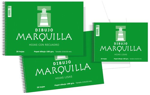 Bloc De Dibujo Zorrilla Marquilla Con Espiral Liso 4º 100G 20H (Set de 20)