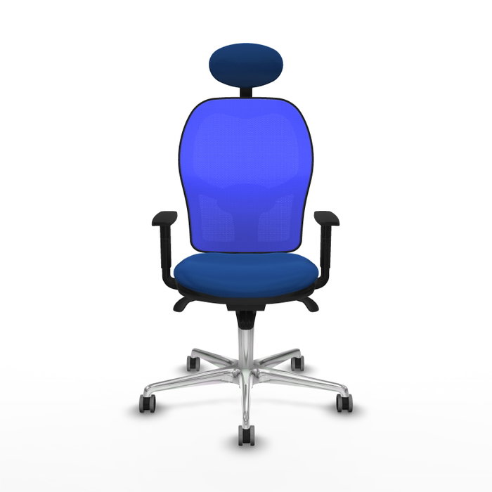 PIQUERAS Y CRESPO Silla de oficina Jorquera Azul con Mecanismo Sincro