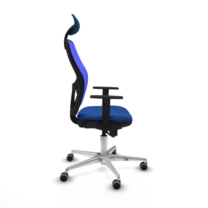 PIQUERAS Y CRESPO Silla de oficina Jorquera Azul con Mecanismo Sincro