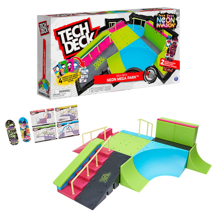 Spin Master Tech Deck Neon Mega Park Spin Master Tech Deck Neon Mega Park