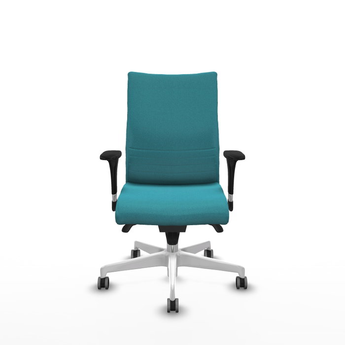 PIQUERAS Y CRESPO Silla Albacete confidente Turquesa con Mecanismo Sincro y Brazos 1D PIQUERAS Y CRESPO Silla Albacete confidente Turquesa con Mecanismo Sincro y Brazos 1D