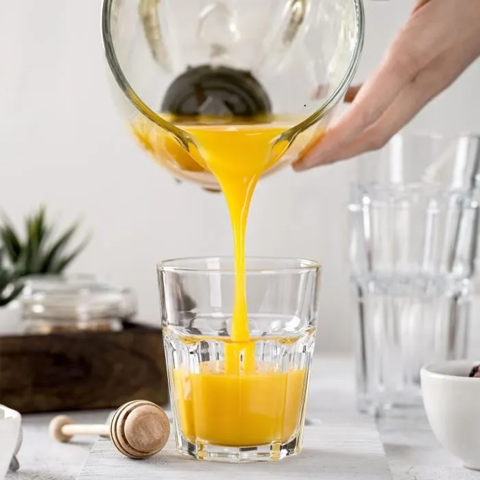 Jocca Licuadora - 350 W - Recipiente de Vidrio de 1 L - Botella de 600 ml - Negra