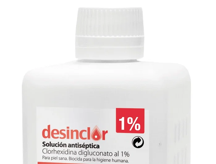 Vaza Clorhexidina Solución 1% 500ml Desinclor Rosa 1ud