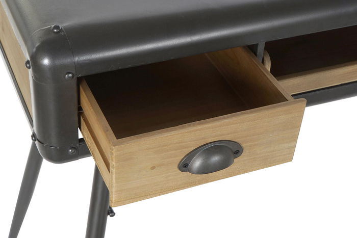 Escritorio Loft DKD Home Decor Natural Gris Claro 52 x 84 x 118 cm