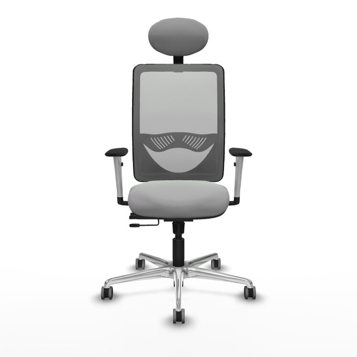PIQUERAS Y CRESPO Silla de oficina Zulema Gris con mecanismo Sincro/Traslack PIQUERAS Y CRESPO Silla de oficina Zulema Gris con mecanismo Sincro/Traslack